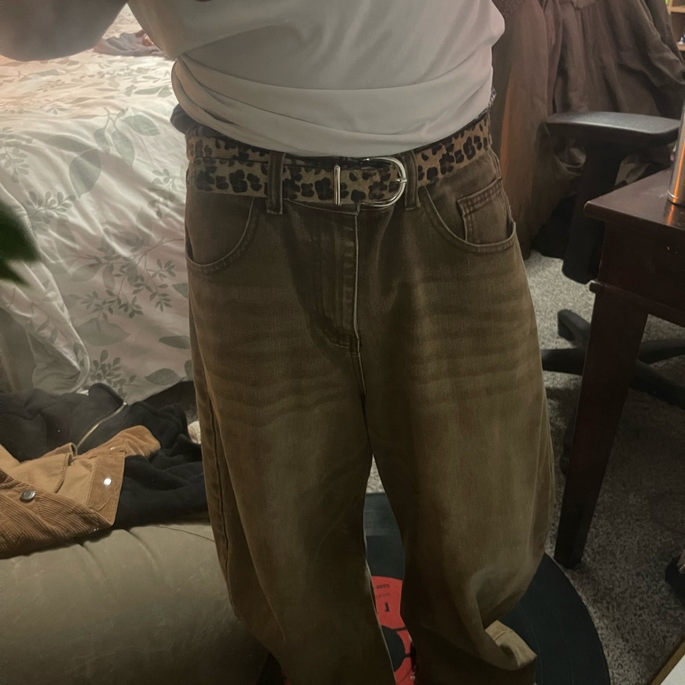 Leopard Print Belt